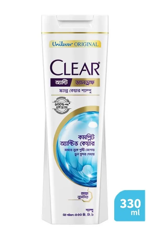 Clear Anti Hairfall Anti Dandruff Shampoo (330ml)