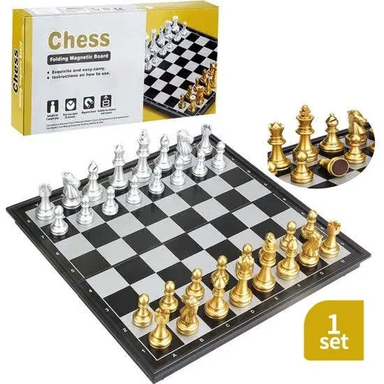 Magnetic Folding Chess Board Set – 1 Set