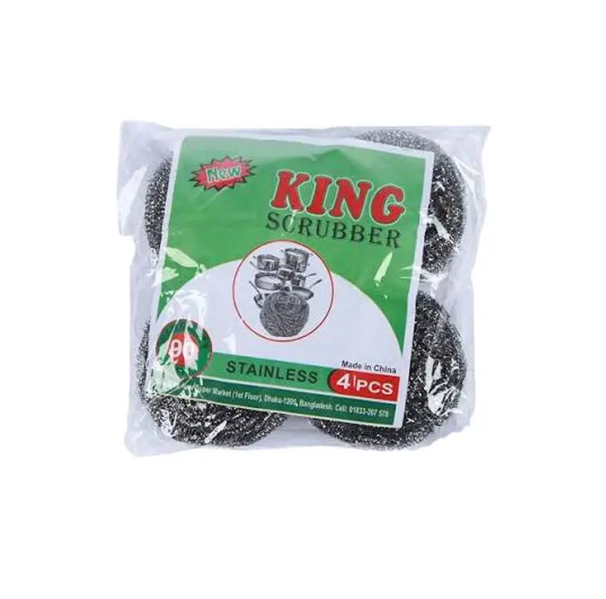 Scrubber Steel Scourer -Majuni - Scrubber 4pis