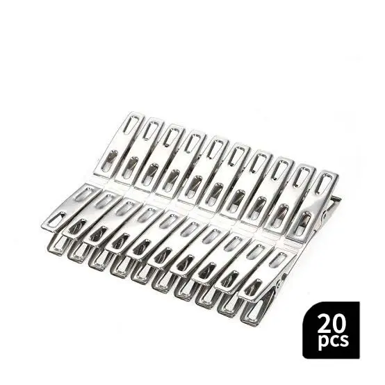 Stainless steel cloth clip