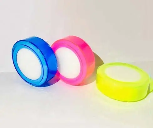 Round Colorful Sponge Water Sealer / Envelope & Stamp Moistener (Multicolor)