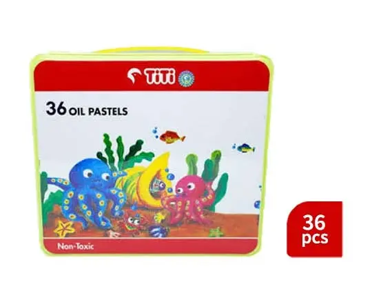 TITI Non-Toxic Oil Pastels Set (36 Pcs)