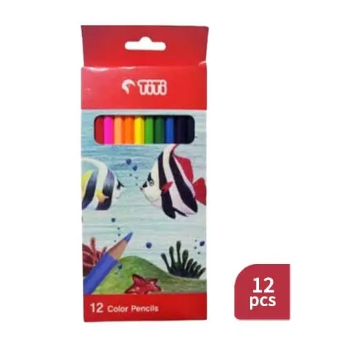 TITI Color Pencils Pack (12 Pcs)