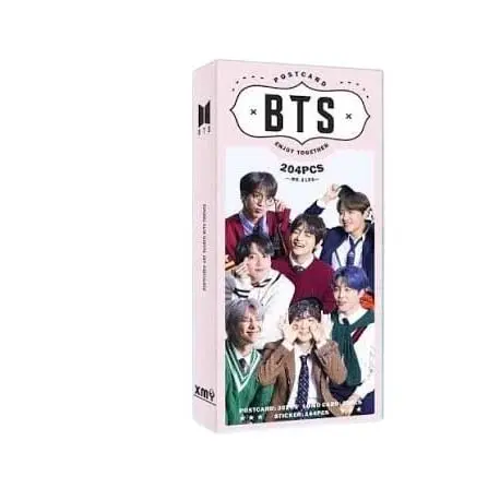 BTS Postcard Gift Box Set (204 Pieces)