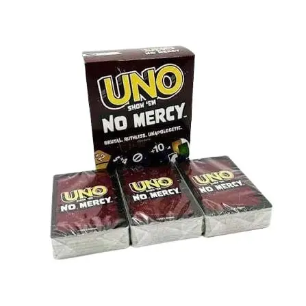 UNO No Mercy Card Game (3 Deck Pack)