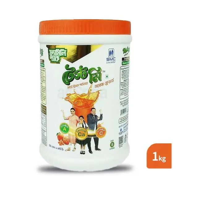SMC Taste-Me Orange Flavored Soft Drink Powder Jar (1 kg)