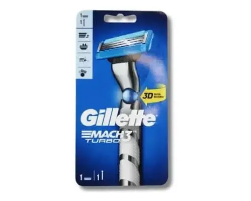 Gillette Mach3 Turbo 3D Motion Shaving Razor