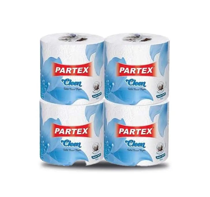 Partex Clean Toilet Tissue Paper (4 Rolls Pack)
