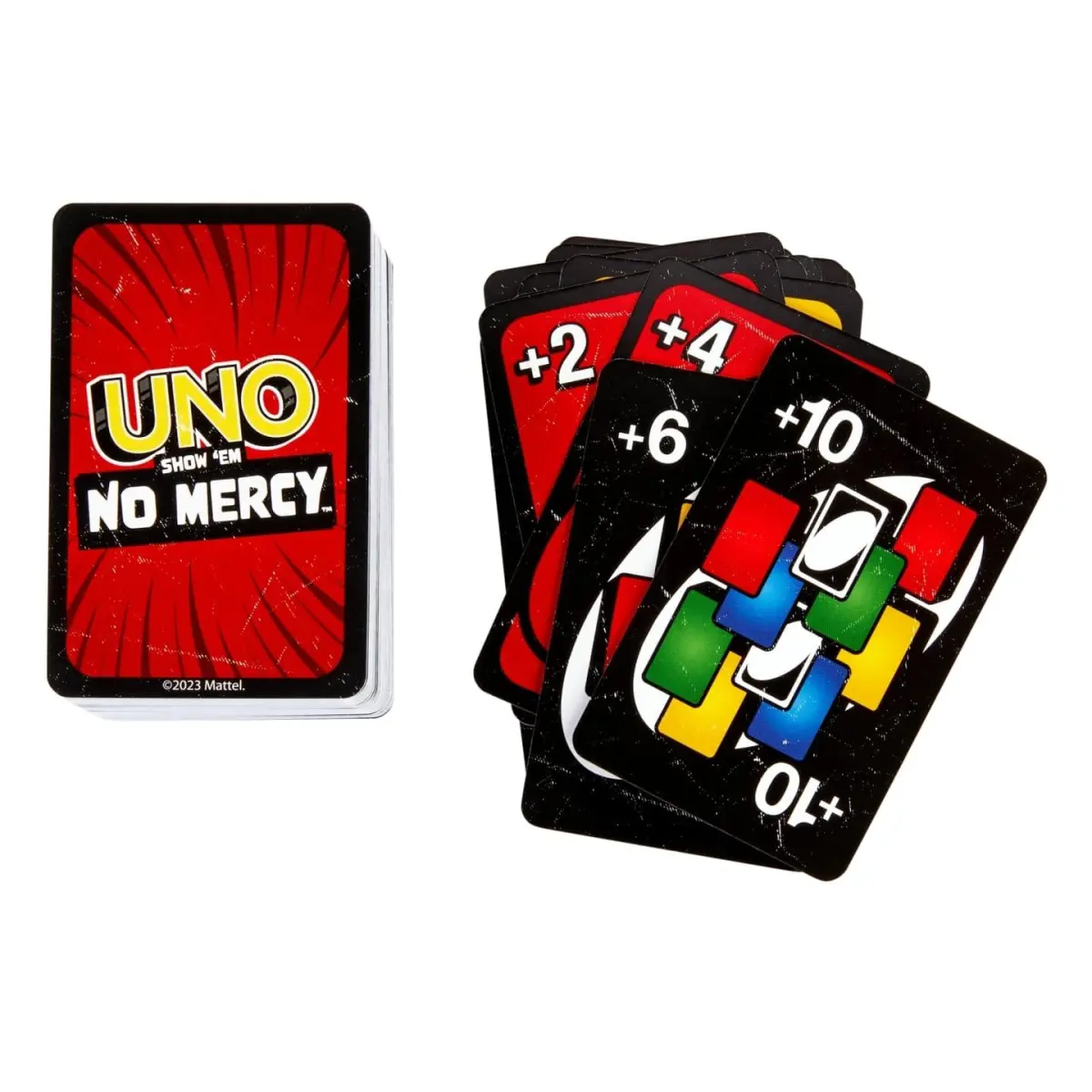 UNO Show 'Em No Mercy Deck & Action Cards Set
