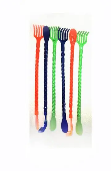 Plastic Back Scratcher Stick Combo (6 Pcs Set)