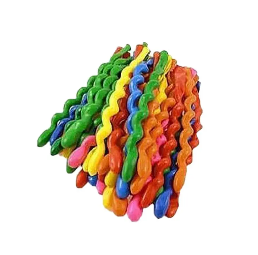 Spiral Screw Latex Balloons (20 Pcs Pack)