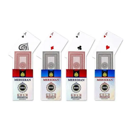 Meredian 555 Gold Premium Playing Cards Deck