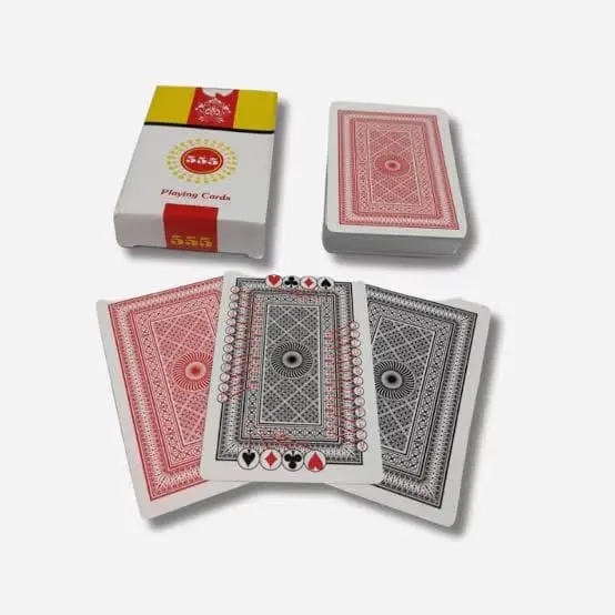 555 Marked Plastic Coated Playing Cards Deck