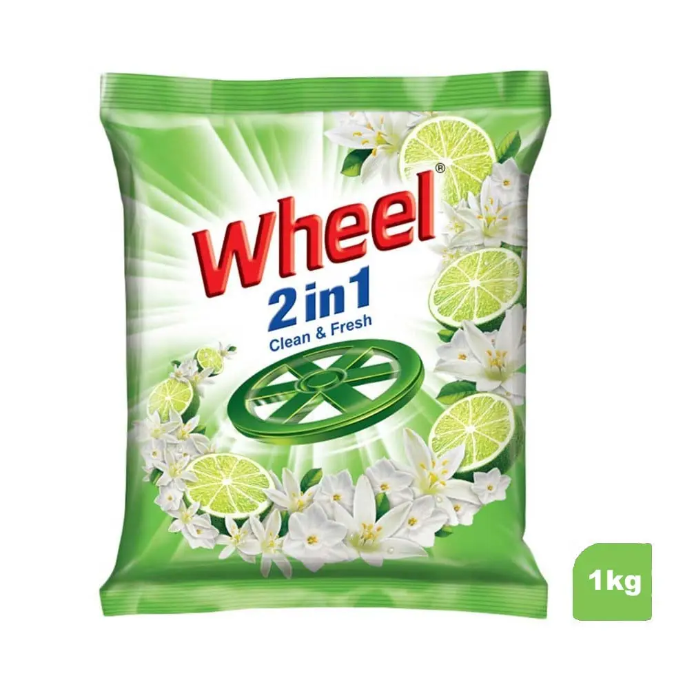Wheel 2 in 1 Clean & Fresh Washing Powder - 1 kg
