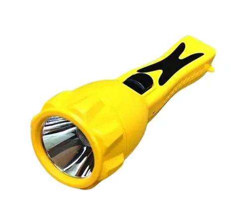 Portable Rechargeable Yellow LED Torch Light
