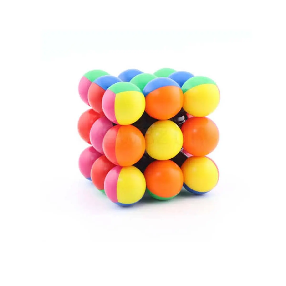 Colorful Magnetic Ball Cube 3D Puzzle Toy