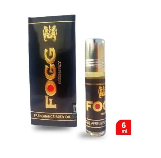 Fogg Fresh Spicy Fragrance Body Oil 6ml (Alcohol-Free Roll-On Attar)