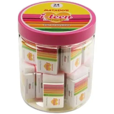 Matador i-Teen Dust Free Eraser (Jar Container)