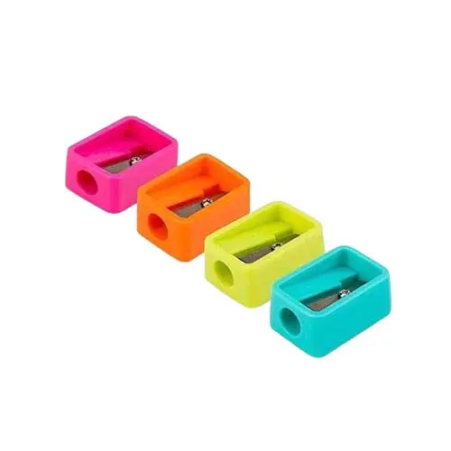 Mini Plastic Pencil Sharpener Set