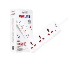 MAXLINE High-Grade 3 Socket Multi-Extension Socket / Power Strip