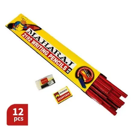 Maharaj 2192 Writing Pencils HB (12 Pcs Box)