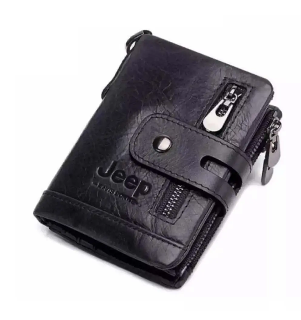 Jeep Buluo Men’s Premium PU Leather Short Wallet