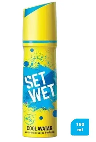 Set Wet Cool Avatar Deodorant Spray Perfume - 150ml