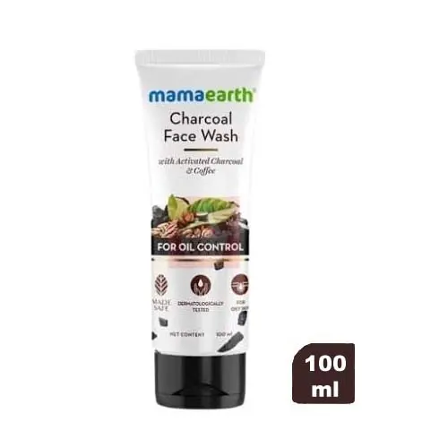 Mamaearth Charcoal Face Wash with Activated Charcoal & Coffee - 100ml