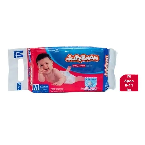 Supermom Baby Diaper Belt System - Medium (6-11 kg) 5 Pcs