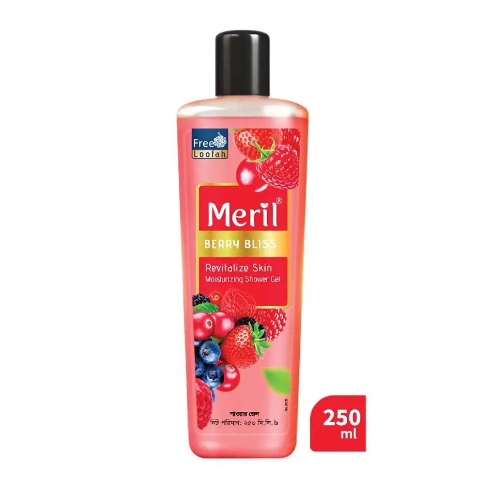 Meril Berry Bliss Moisturizing Shower Gel (250 ml)