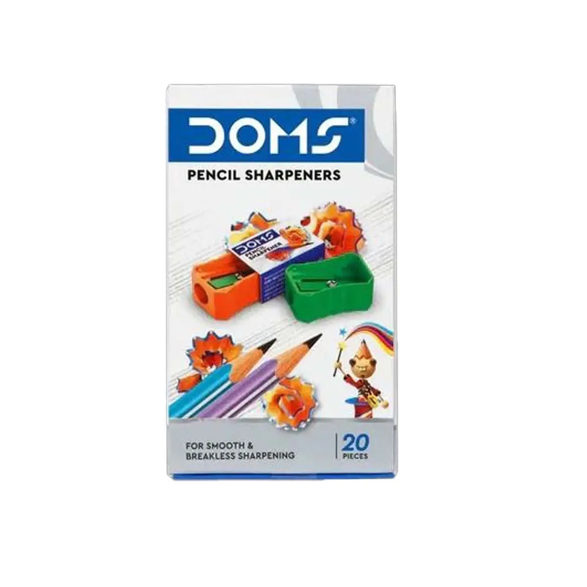 DOMS Pencil Sharpeners Jar Box (20 Pcs)
