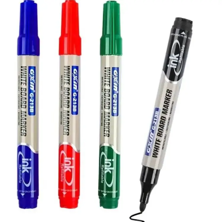 GXin G-213B Refillable Whiteboard Marker Set