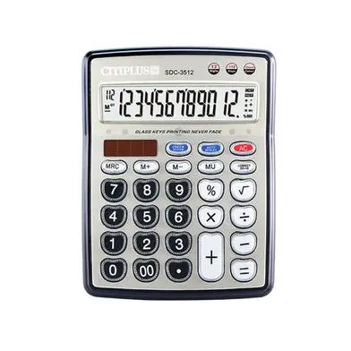 Citiplus SDC-3512 Desktop Electronic Calculator - 12 Digits