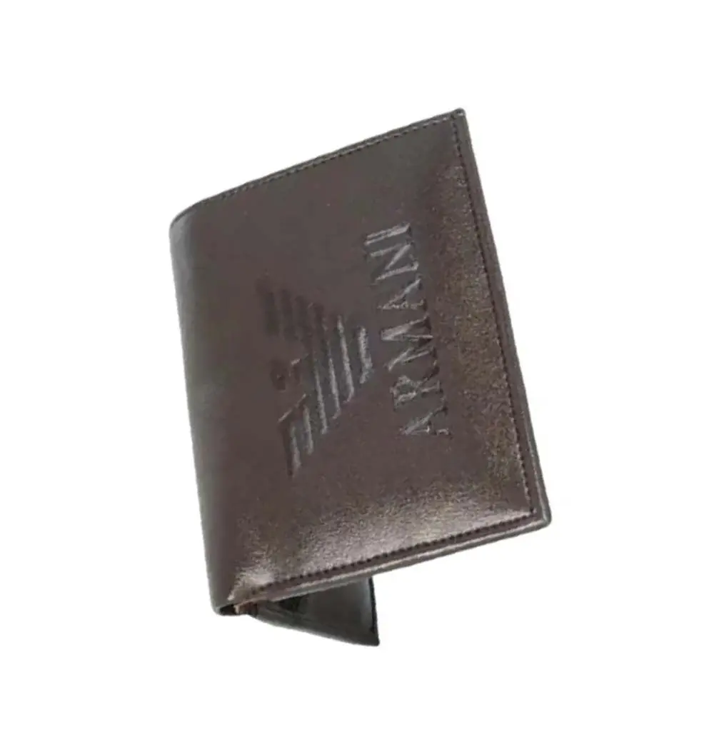 Emporio Armani Premium Leather Bifold Wallet for Men