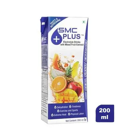 SMC Plus Electrolyte Drinks with Mixed Fruit Extract (200 ml)