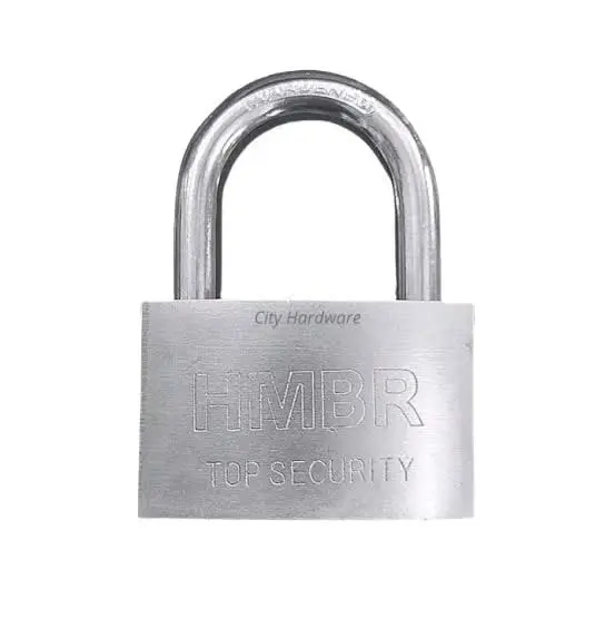 HMBR Top Security Heavy-Duty Steel Padlock