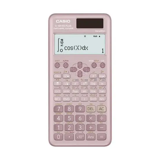 Casio fx-991ES PLUS 2nd Edition Scientific Calculator (Pink)