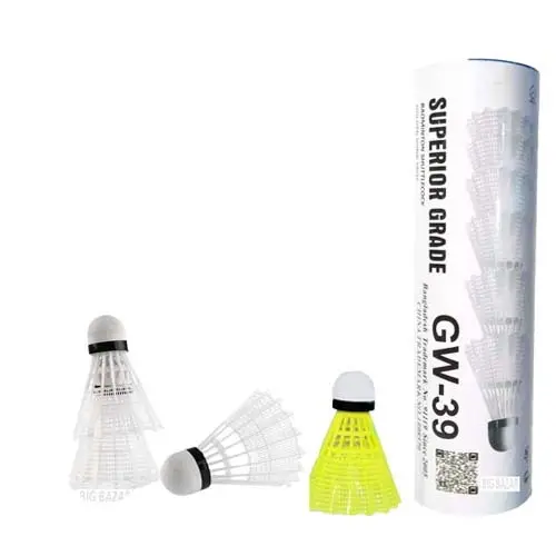 SUPERIOR GRADE GW-39 Nylon Badminton Shuttlecocks