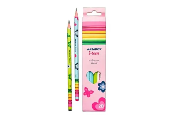 Matador i-teen 2B Extra Dark Pencil (12 Pcs Pack)
