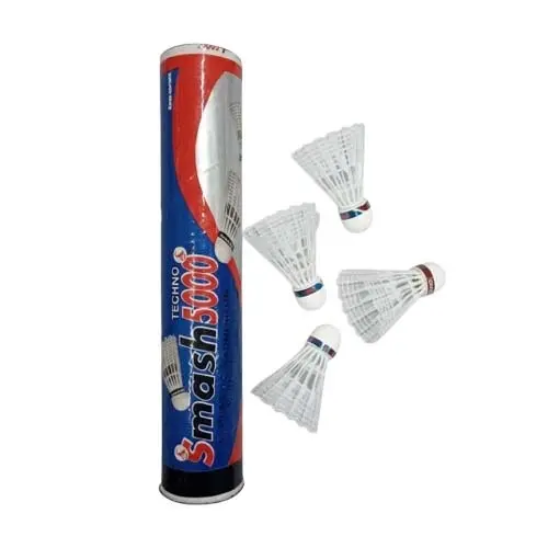 TECHNO Smash 5000 Nylon Badminton Shuttlecocks