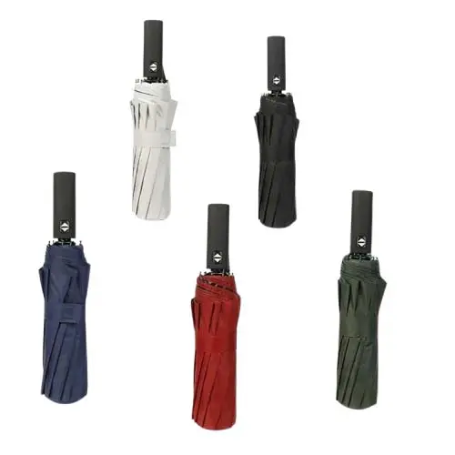 Windproof Automatic Open & Close Compact Folding Umbrella