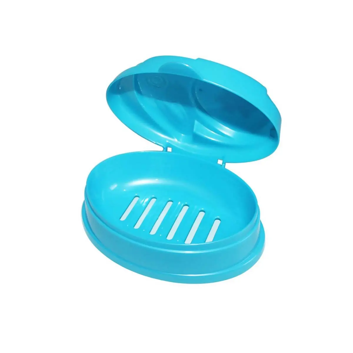 Portable Plastic Soap Case with Lid