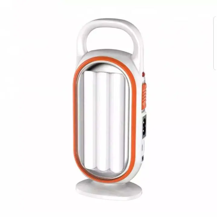 Rechargeable LED Portable Emergency Light with Handle (Orange)