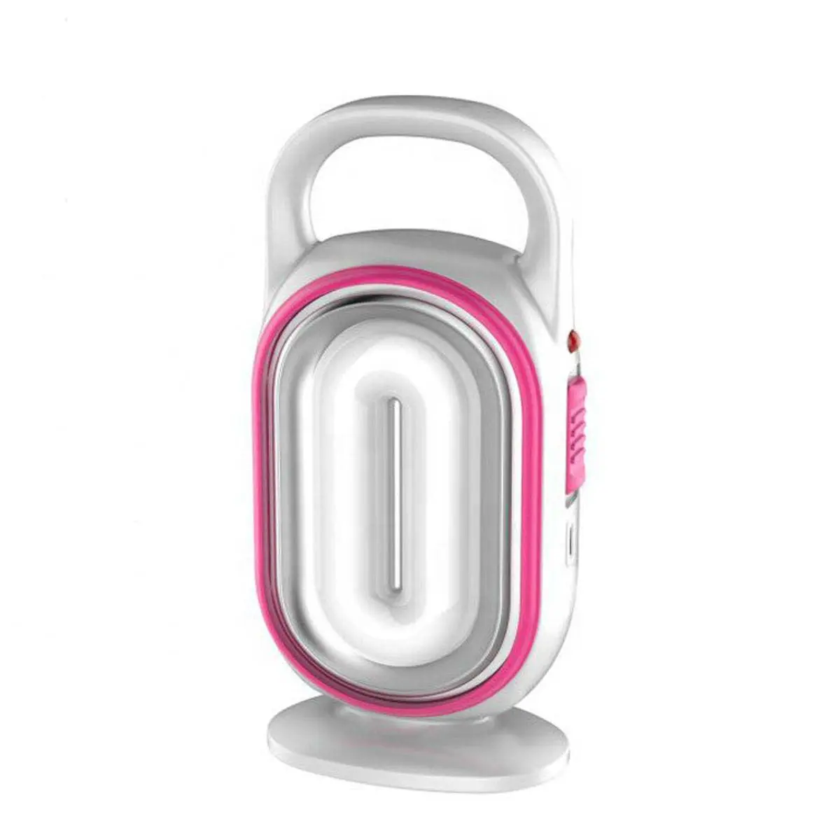 Portable Rechargeable LED Emergency Light (Pink)