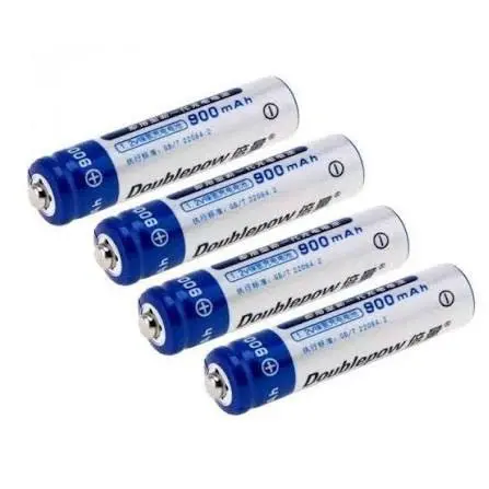 Doublepow AAA 900mAh 1.2V Rechargeable Ni-MH Batteries – 4 Pcs Pack