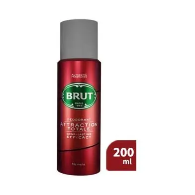 Brut Attraction Totale Deodorant Spray – Long-Lasting Fragrance for Men (200 ml)