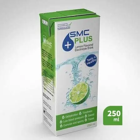 SMC Plus Lemon Flavored Electrolyte Drink – Rehydration Energy Drink (250 ml)