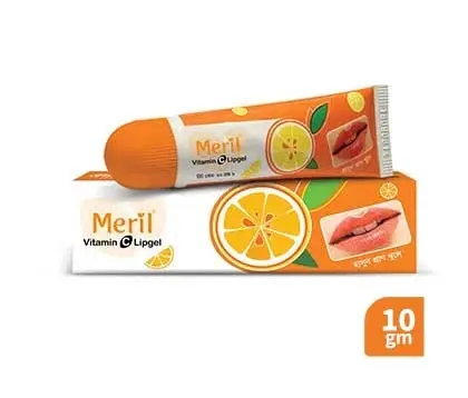 Meril Vitamin C Lipgel – Moisturizing Lip Care Gel with Orange Extract (10 gm)