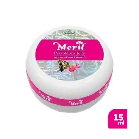 Meril Petroleum Jelly with Lemon Extract & Vitamin C – Protective Care (15 ml)