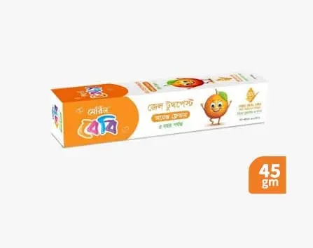 Meril Baby Gel Toothpaste – Orange Flavor (45 gm)